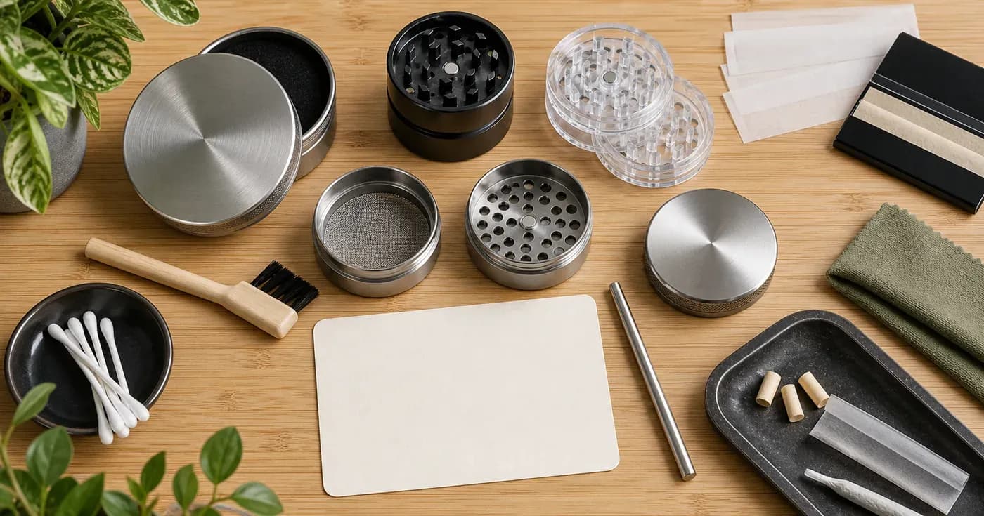 Grinder richtig wählen und reinigen: Material, Zähne, Pollensieb & Pflege