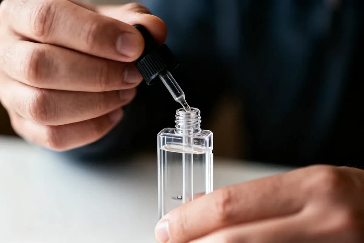 Pod-Kartusche mit Liquid nachfüllen Nahaufnahme