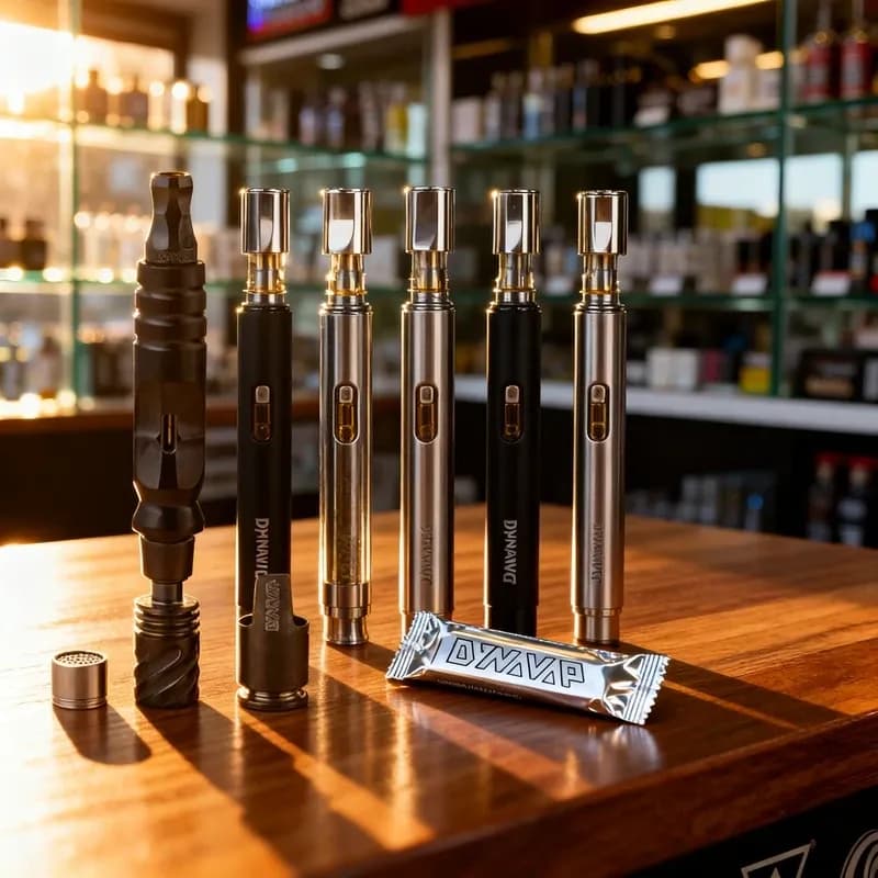DynaVap M Vaporizer Edelstahl mit Click-Kappe und Feuerzeug