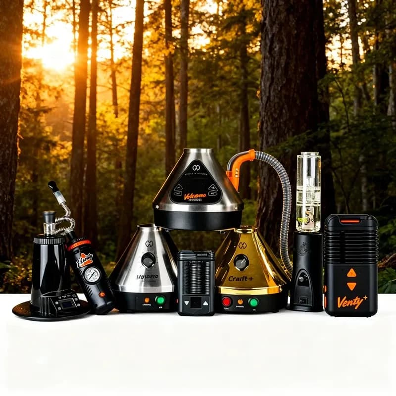 Storz und Bickel Venty Portable Vaporizer silber mit LED Display