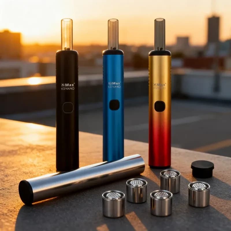 XMAX V3 Pro Budget Vaporizer schwarz mit OLED Display