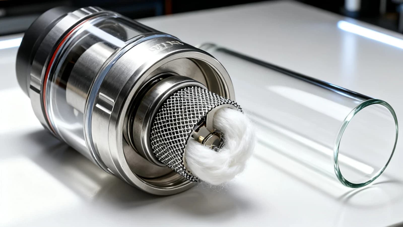 Sub-Ohm Mesh Tank Vaporesso iTank mit 0.18 Ohm Mesh-Coil Edelstahl-Konstruktion